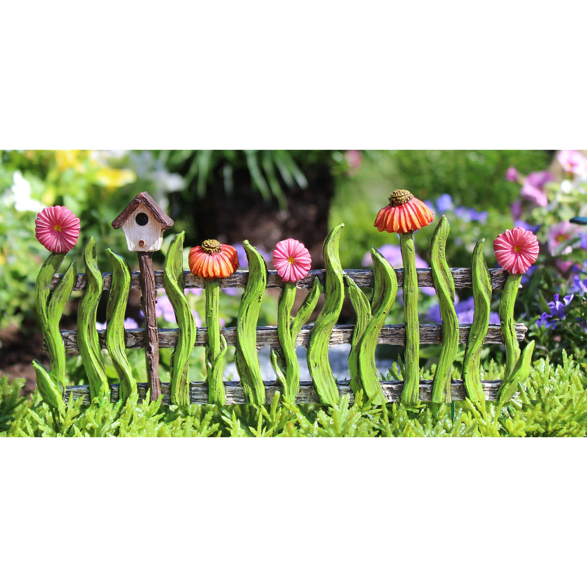 Flower Fence, Fairy Garden Fence, Miniature Fence, Mini Garden Fence