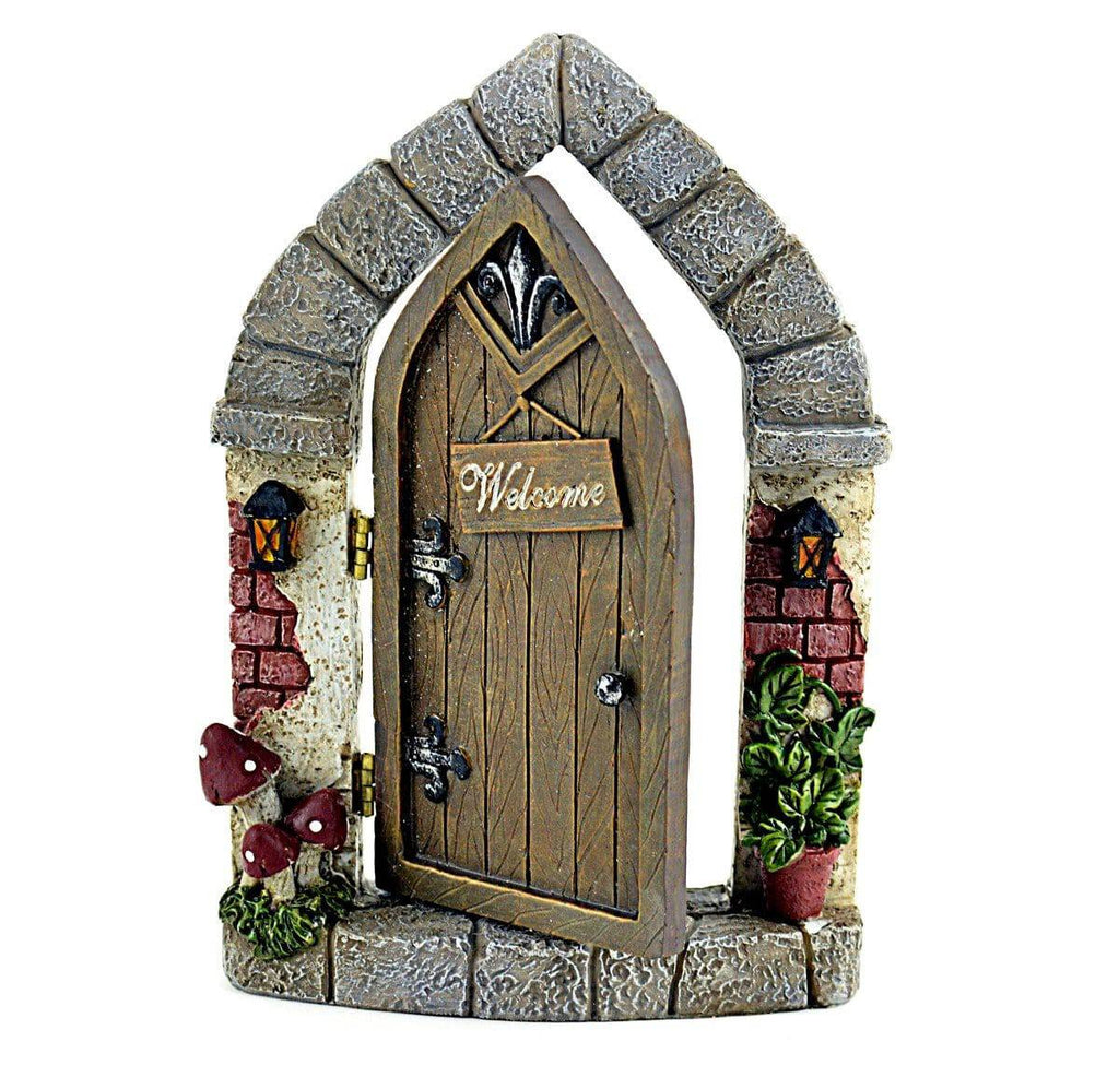 Welcome Home Fairy Door, Fairy Garden Door, Mini Fairy Door - Mini Fairy Garden World