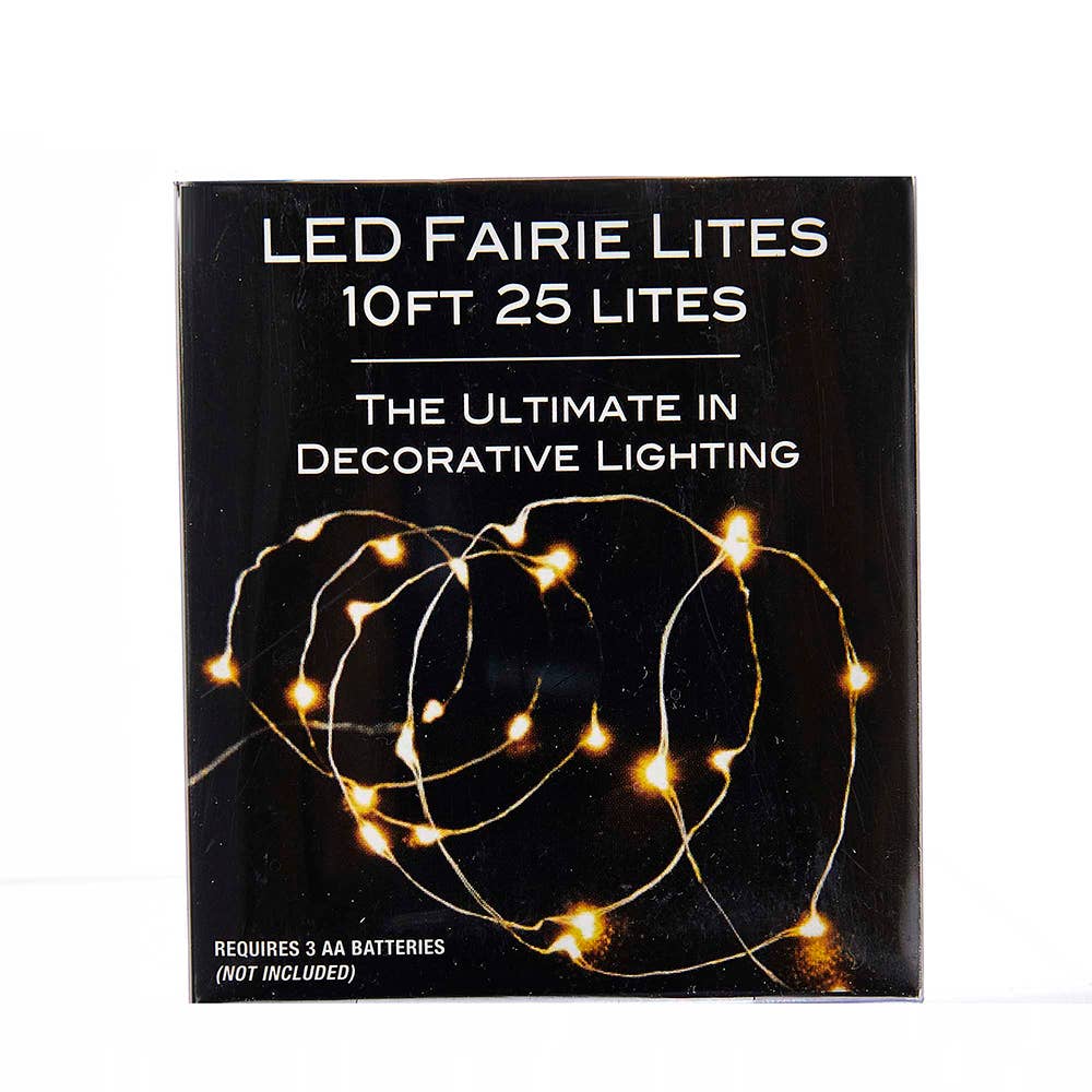 BATTERY OPERATED LED 25L WINTR WHITE FAIRIE LIGHTS
