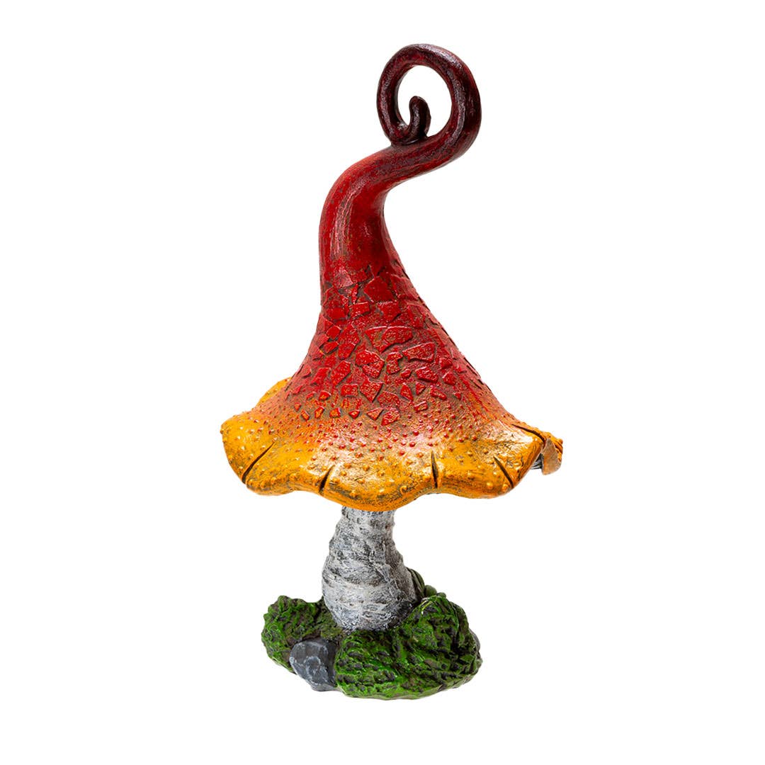 Whimsical Garden Toadstool Mushroom sunrise