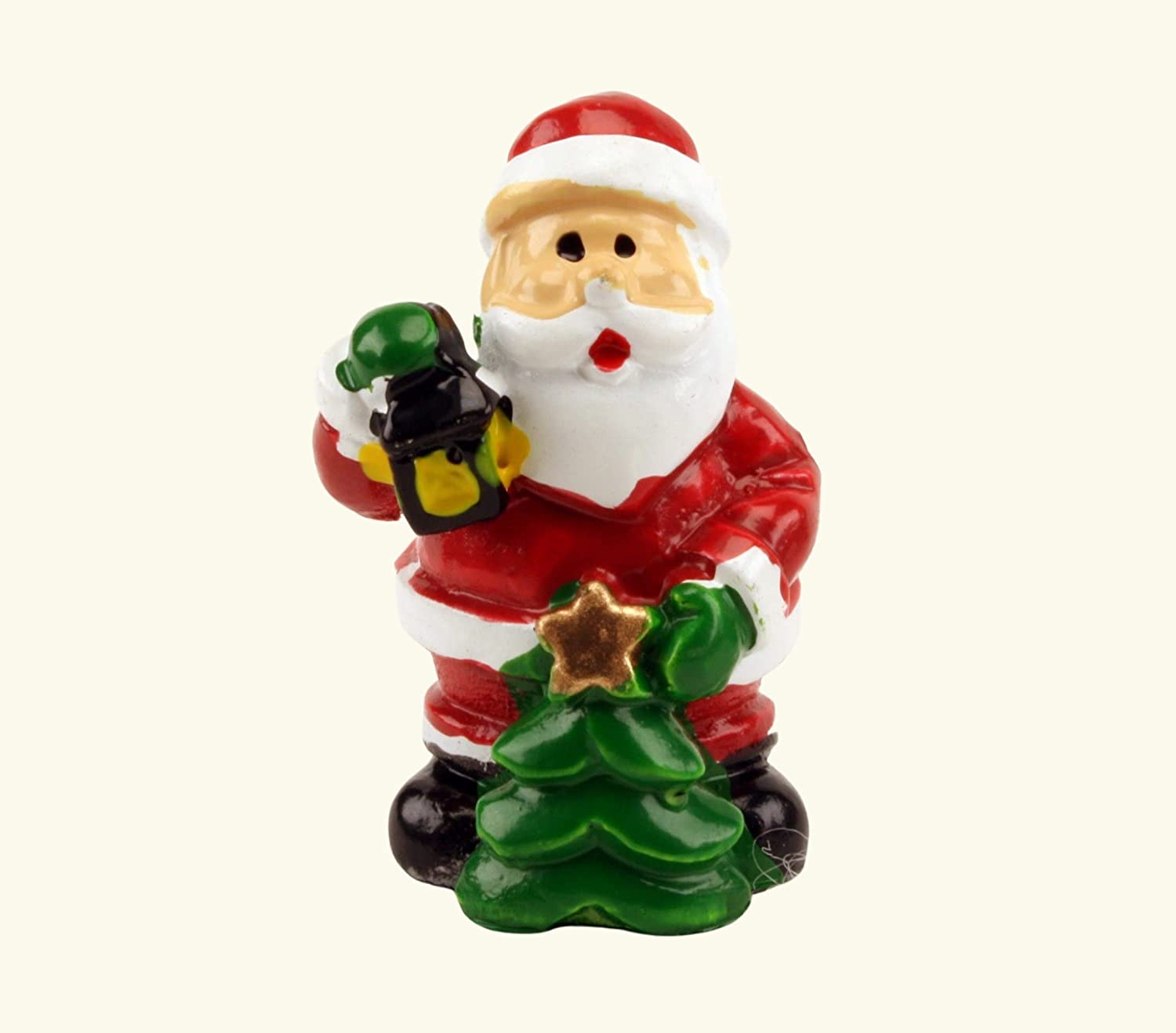 Santa With Tree and Lantern