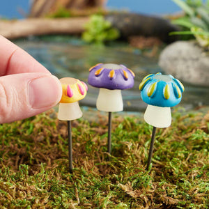 Mini Glow in the Dark Mushrooms