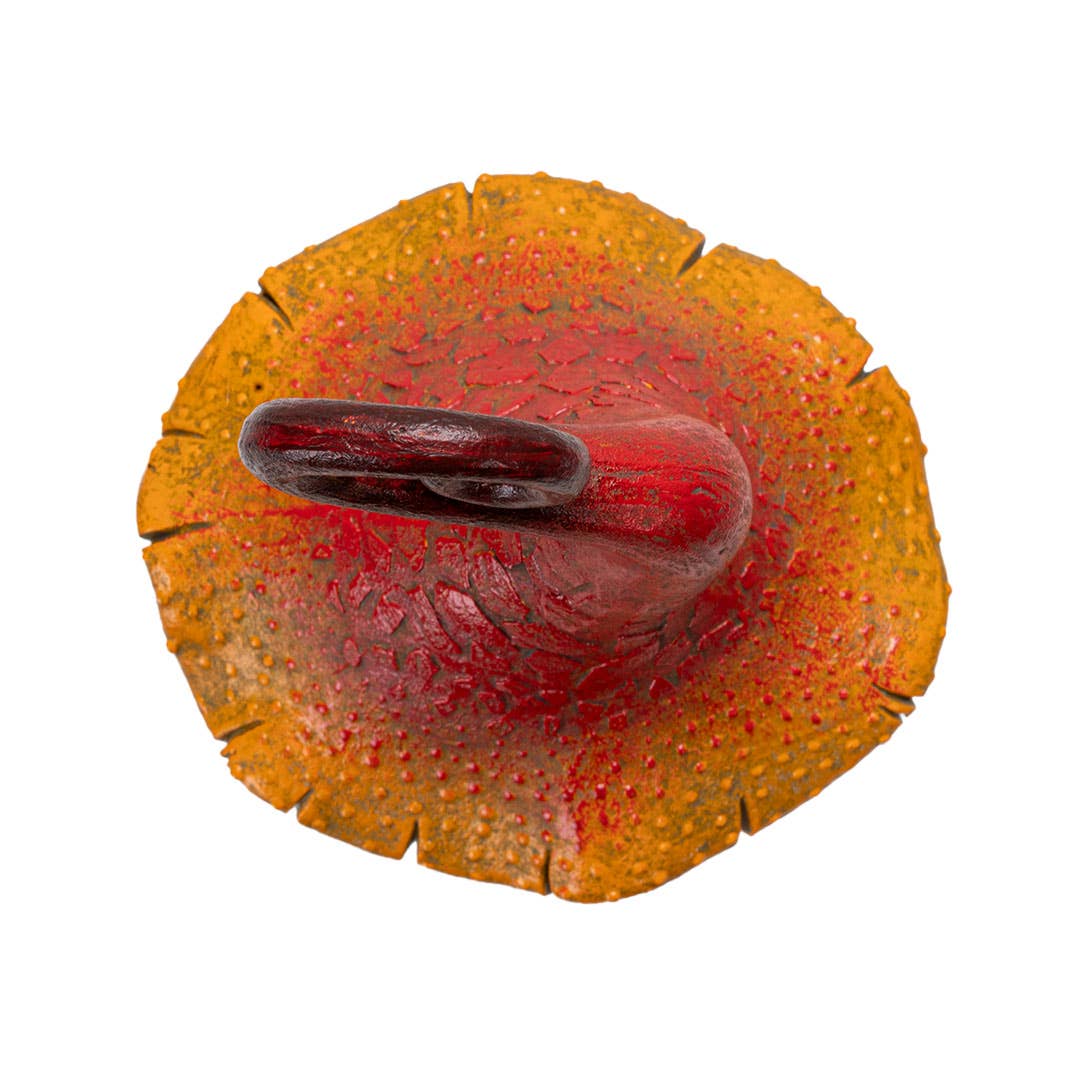 Whimsical Garden Toadstool Mushroom sunrise