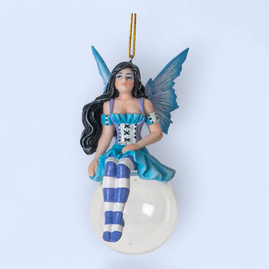 Flora Bubble Rider Fairy Ornament by Amy Brown