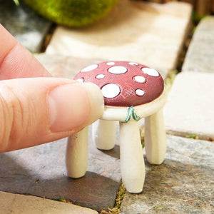 Miniature Mushroom Stool