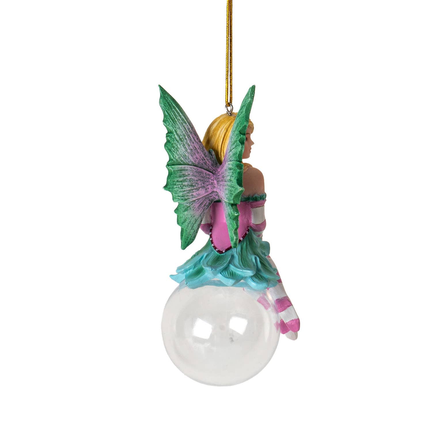 Blossom Bubble Rider Fairy Ornament by Amy Brown