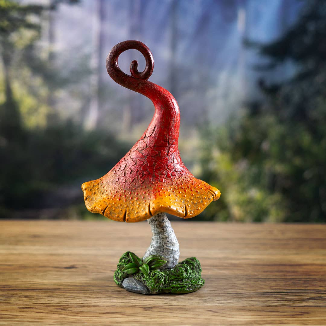 Whimsical Garden Toadstool Mushroom sunrise