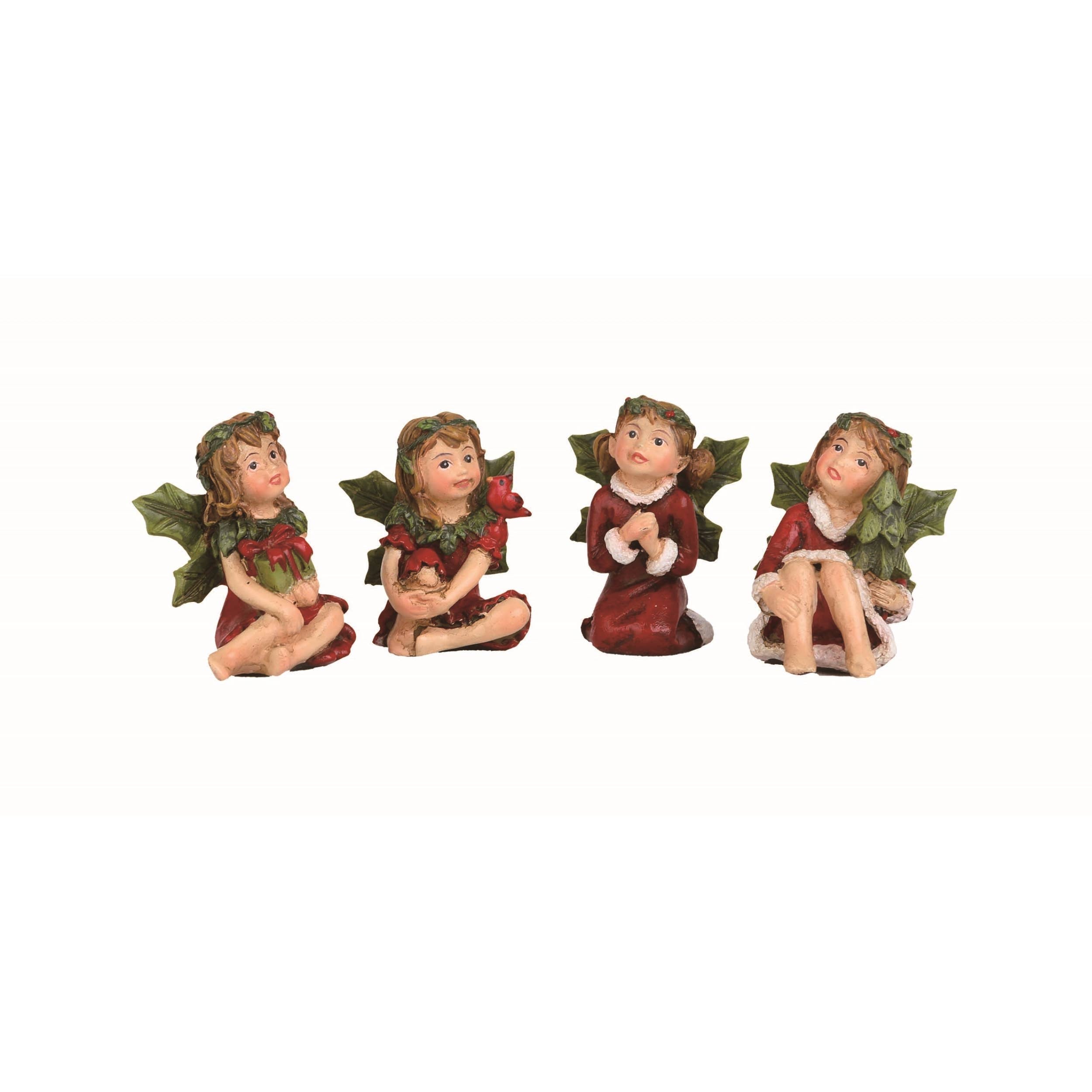 Mini Christmas Fairies Set of 4