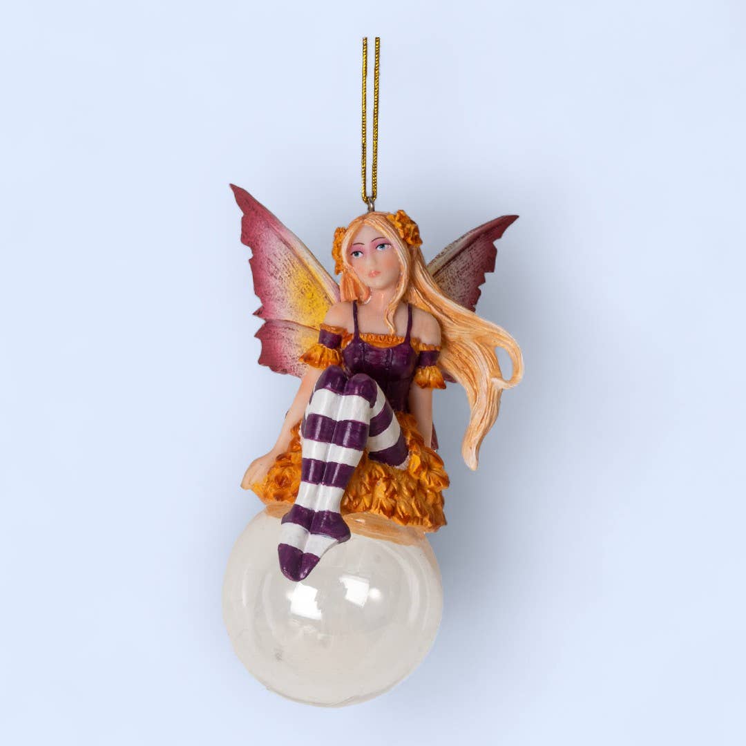 Cassia Bubble Rider Fairy Ornament by Amy Brown