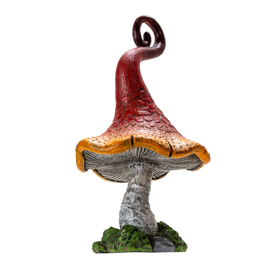 Whimsical Garden Toadstool Mushroom sunrise