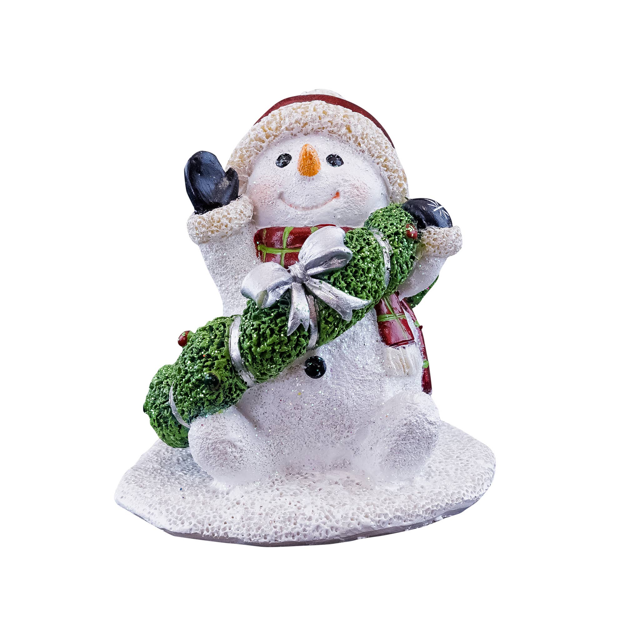 Snowman With Wreath