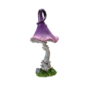 Whimsical Garden Toadstool Mushroom Purple