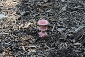 Elegant Mini Planter Salmon Leaf