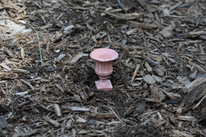 Elegant Mini Planter Salmon Beveled