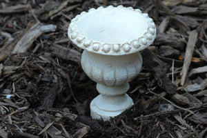 Elegant Mini Planter Pearl Detail Cream