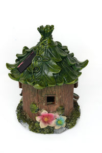 Leaf and Vine Gnome Solar House Variation