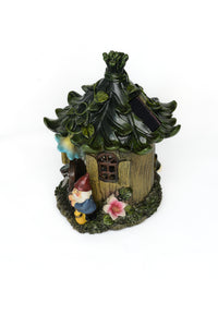 Leaf and Vine Gnome Solar House Variation