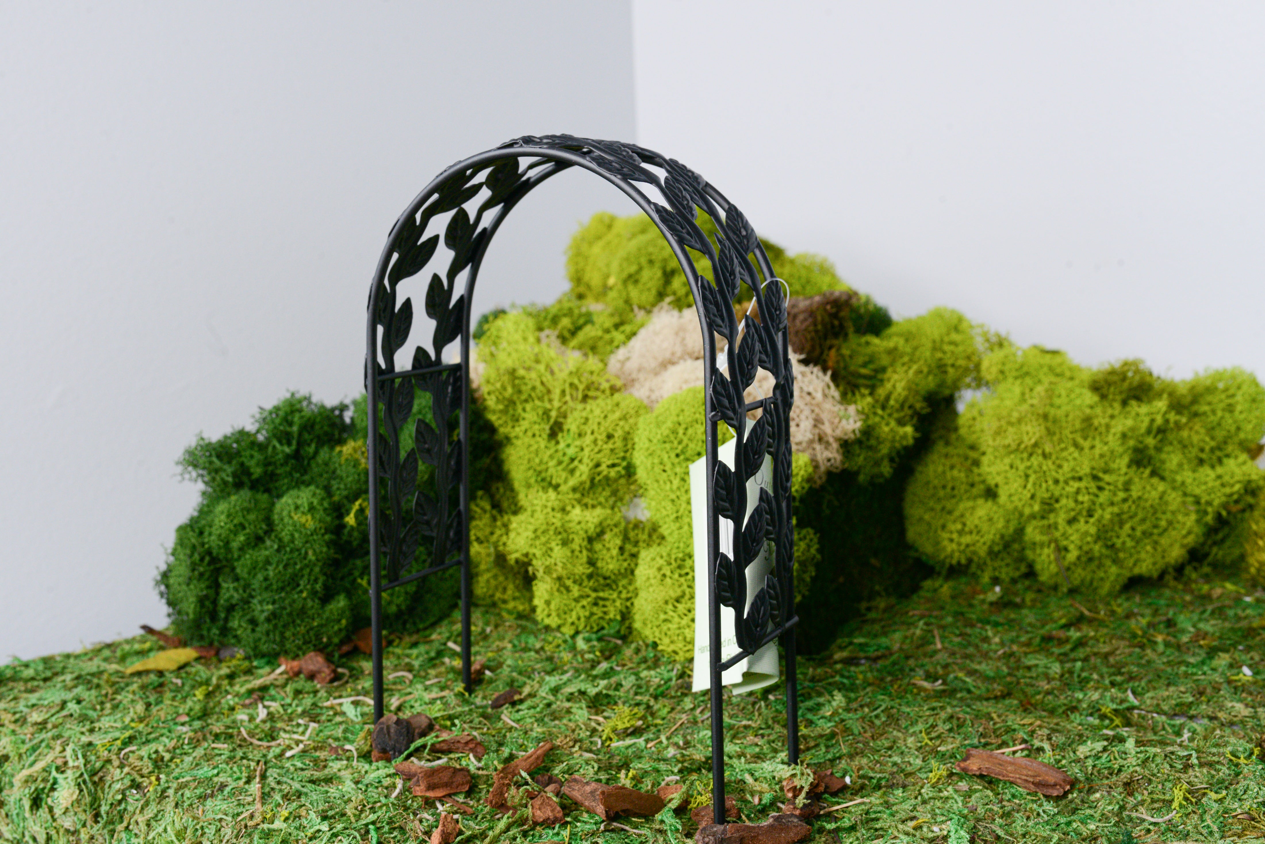 Fairy Garden Black Leaf Garden Arbor