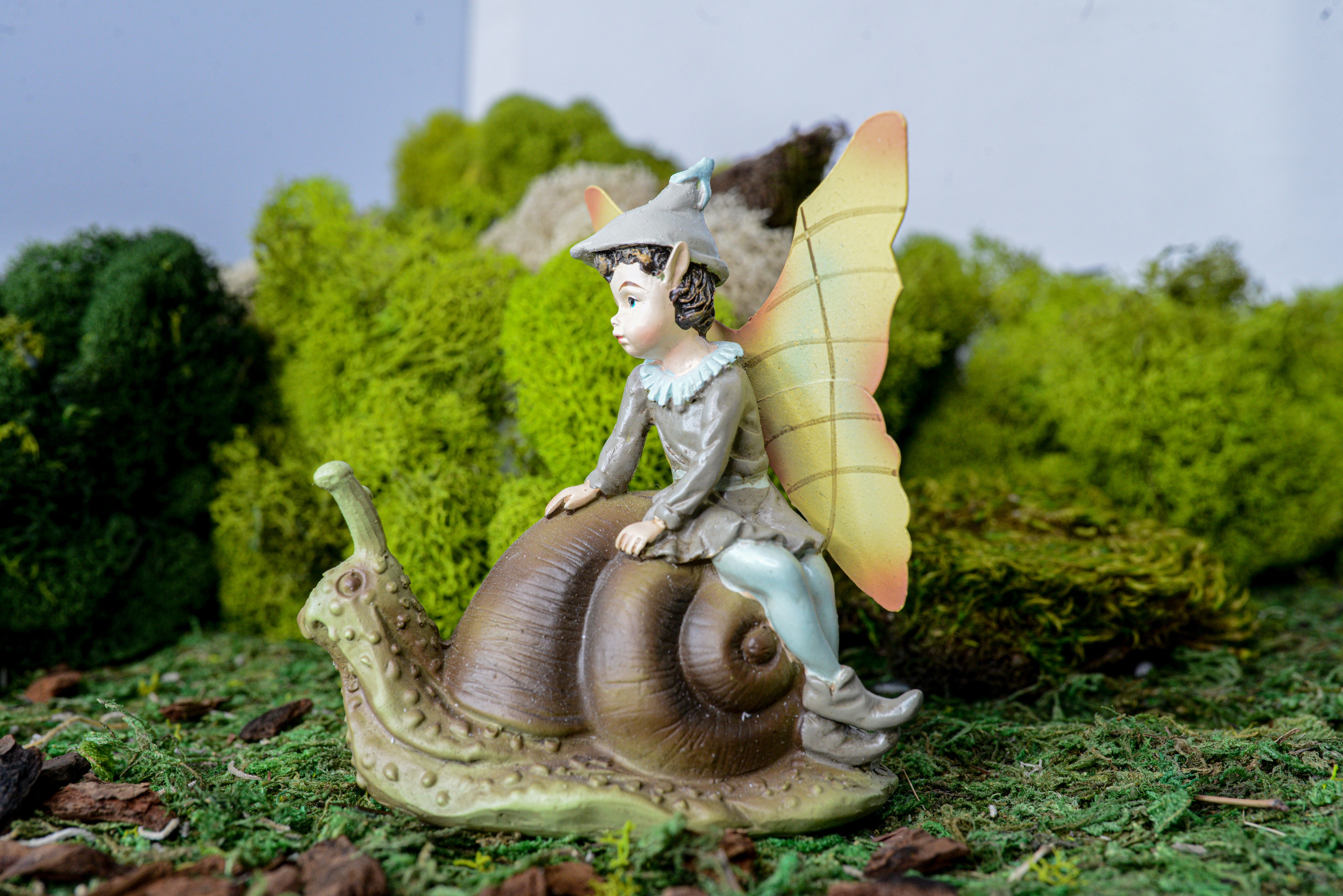 Acorn Fairy Riding Snail