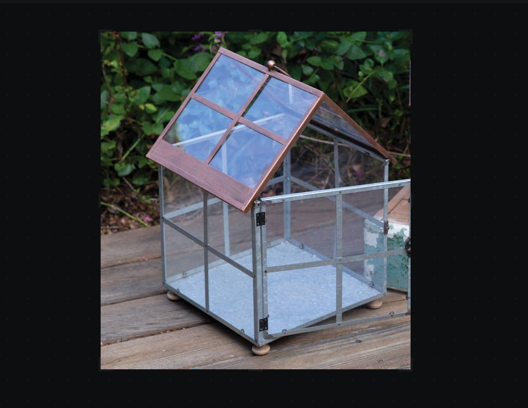 Large Warm Winter Getaway Fairy Terrarium