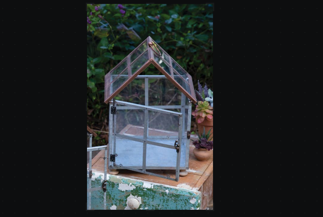 Medium Warm Winter Getaway Fairy Terrarium