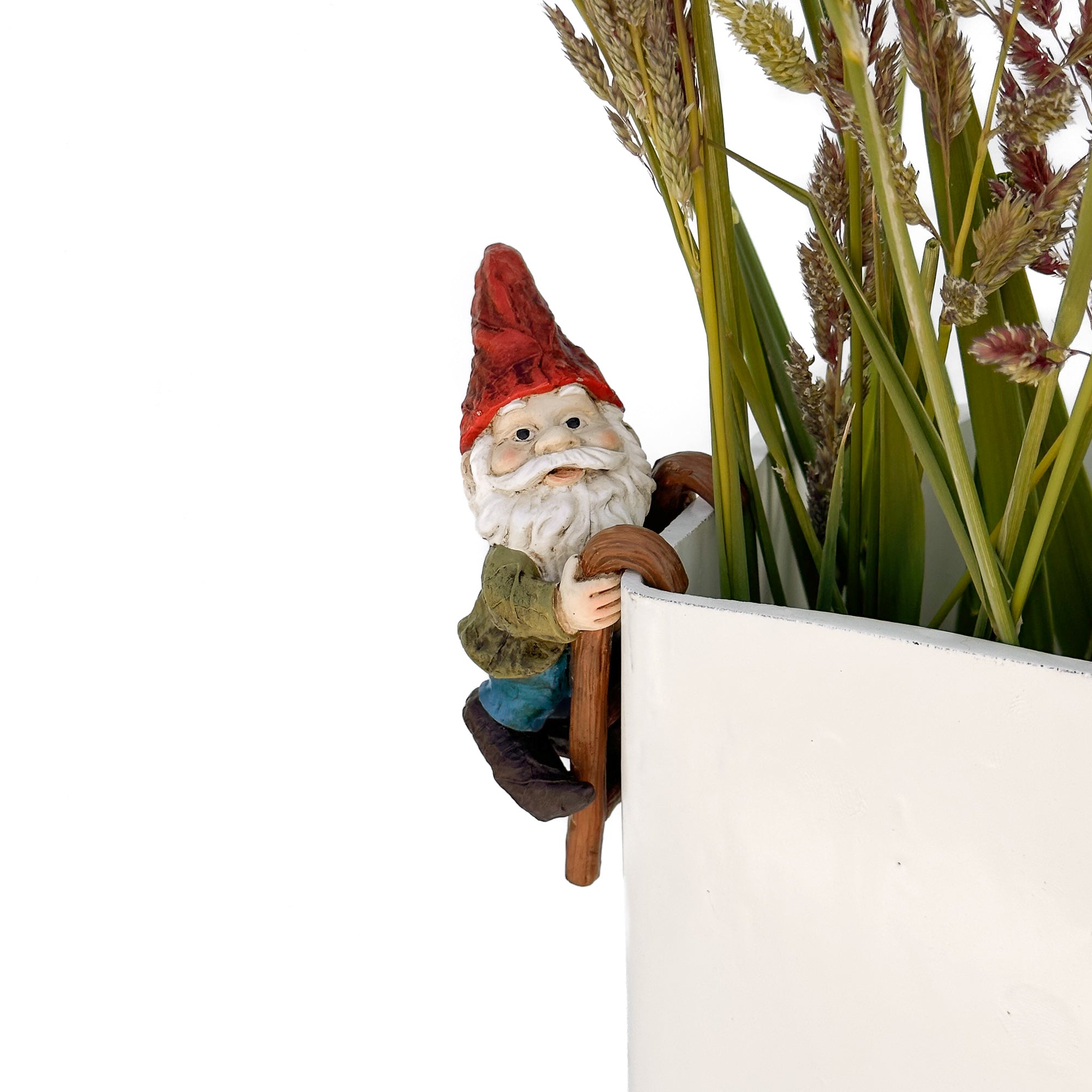 Fairy Garden Gnome Climbing Ladder Pot Hugger