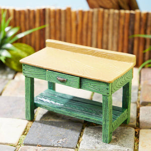 Miniature Green Potting Bench