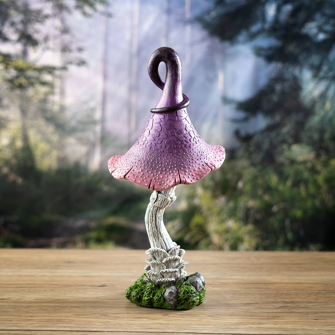 Whimsical Garden Toadstool Mushroom Purple