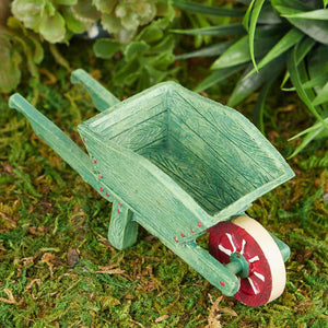 Mini Green Wheelbarrow