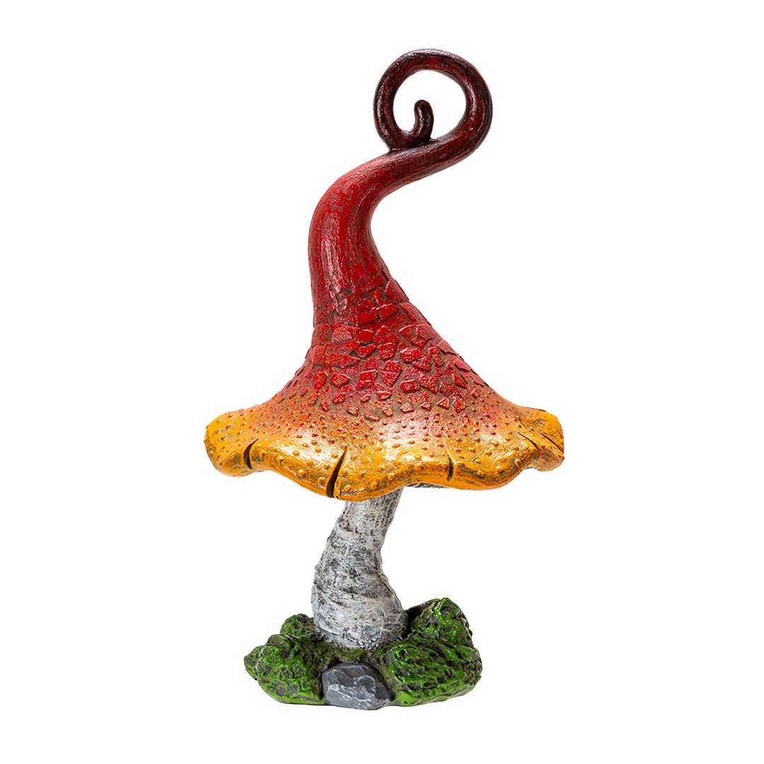 Whimsical Garden Toadstool Mushroom sunrise
