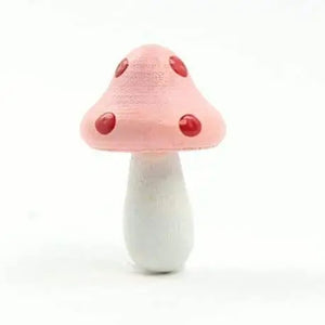 Micro Mini Fairy Garden Pink Mushrooms
