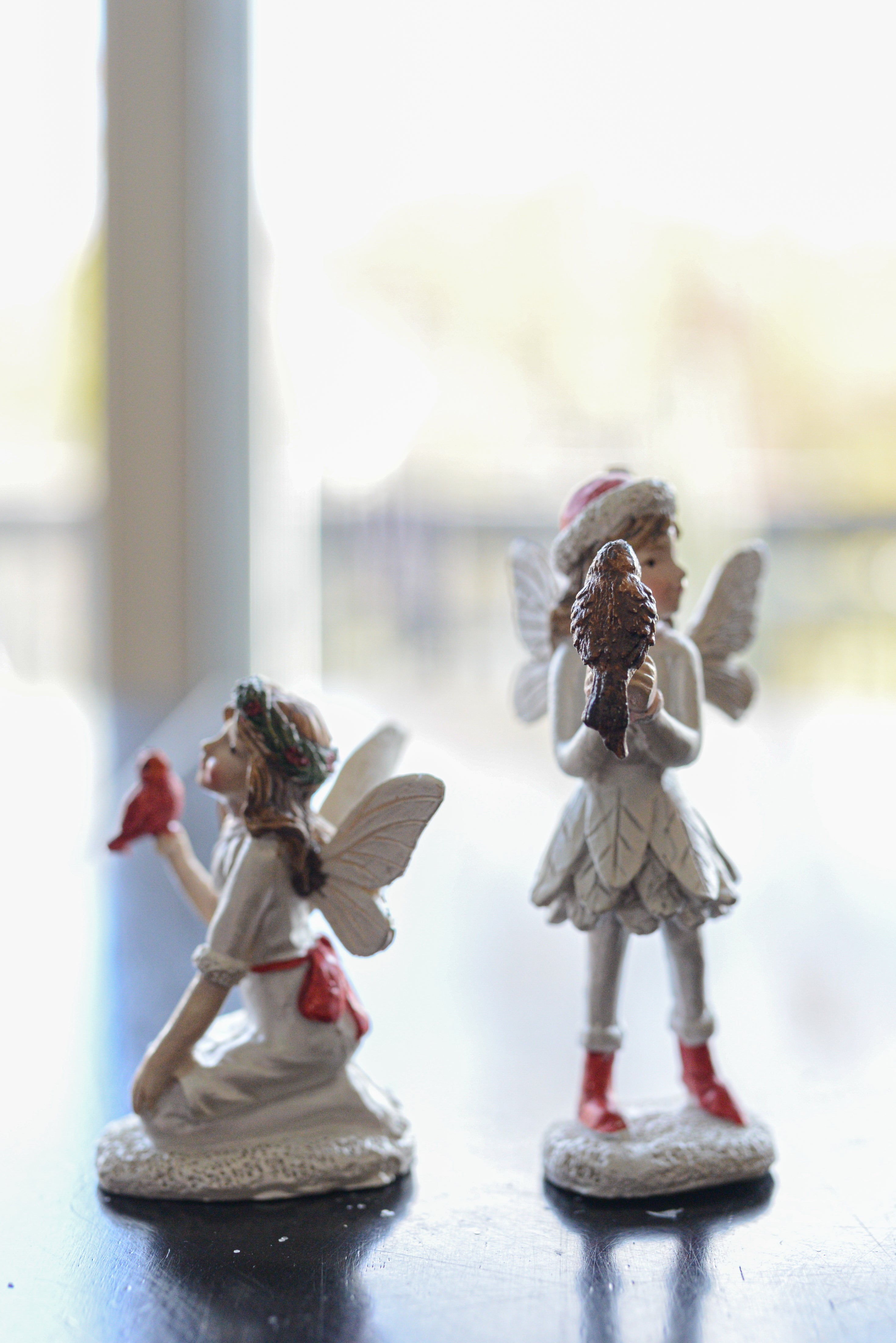 Winter Wonderland Fairy Pair Birds