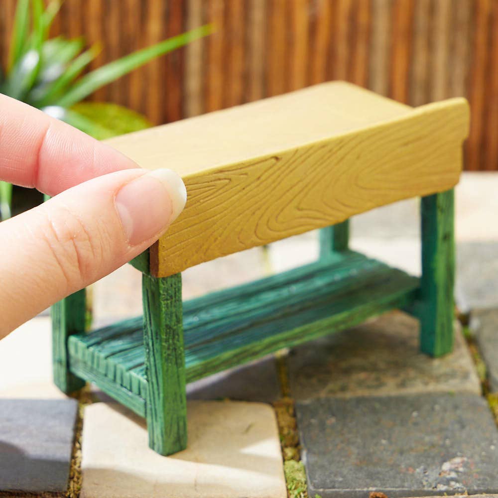 Miniature Green Potting Bench