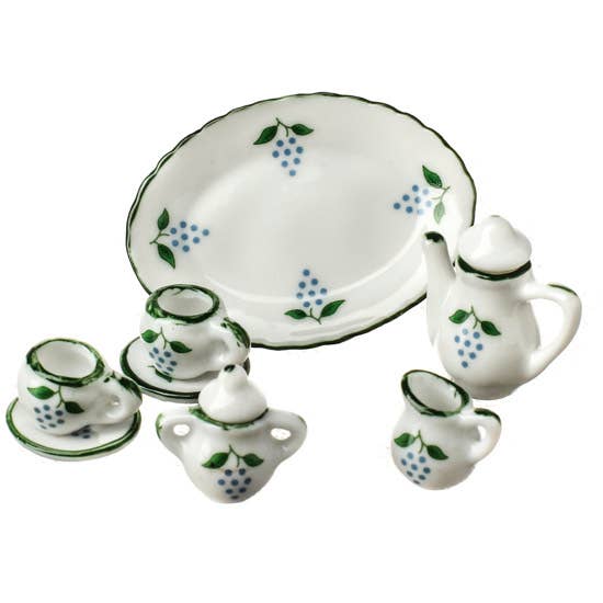 Tiny Porcelain Tea Set (8-piece set)