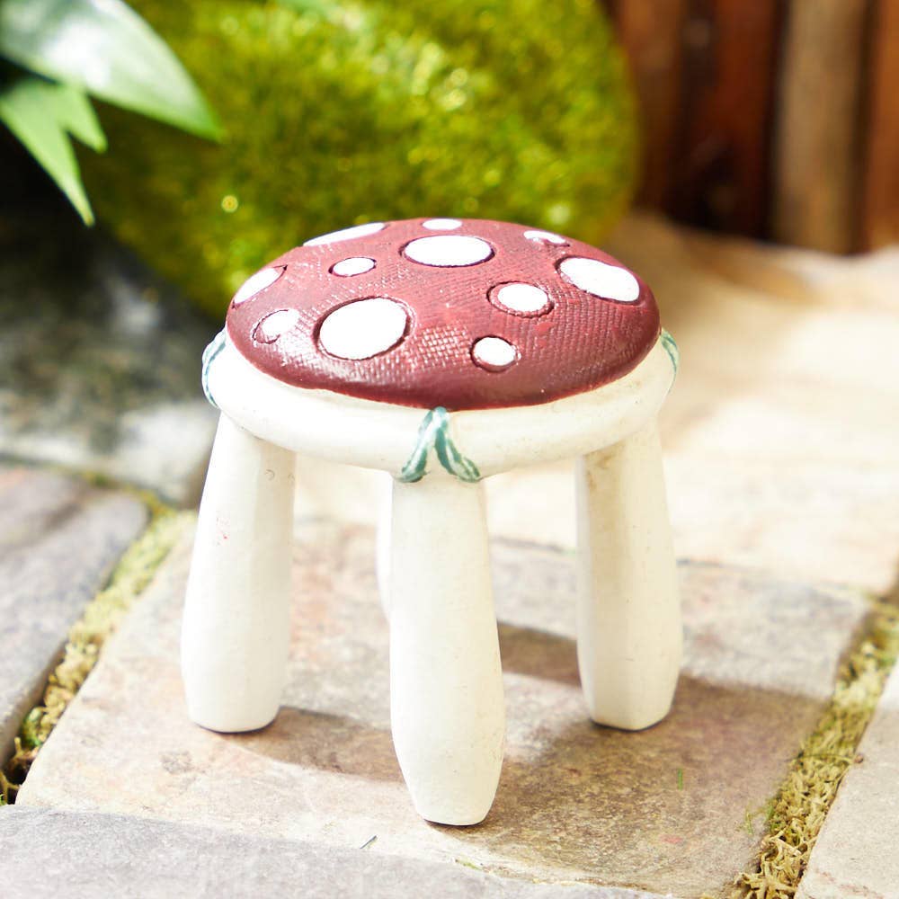 Miniature Mushroom Stool