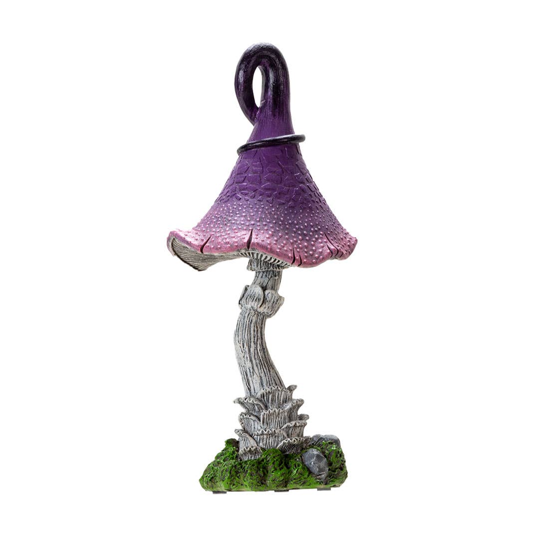 Whimsical Garden Toadstool Mushroom Purple
