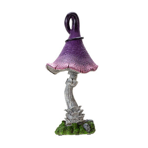 Whimsical Garden Toadstool Mushroom Purple
