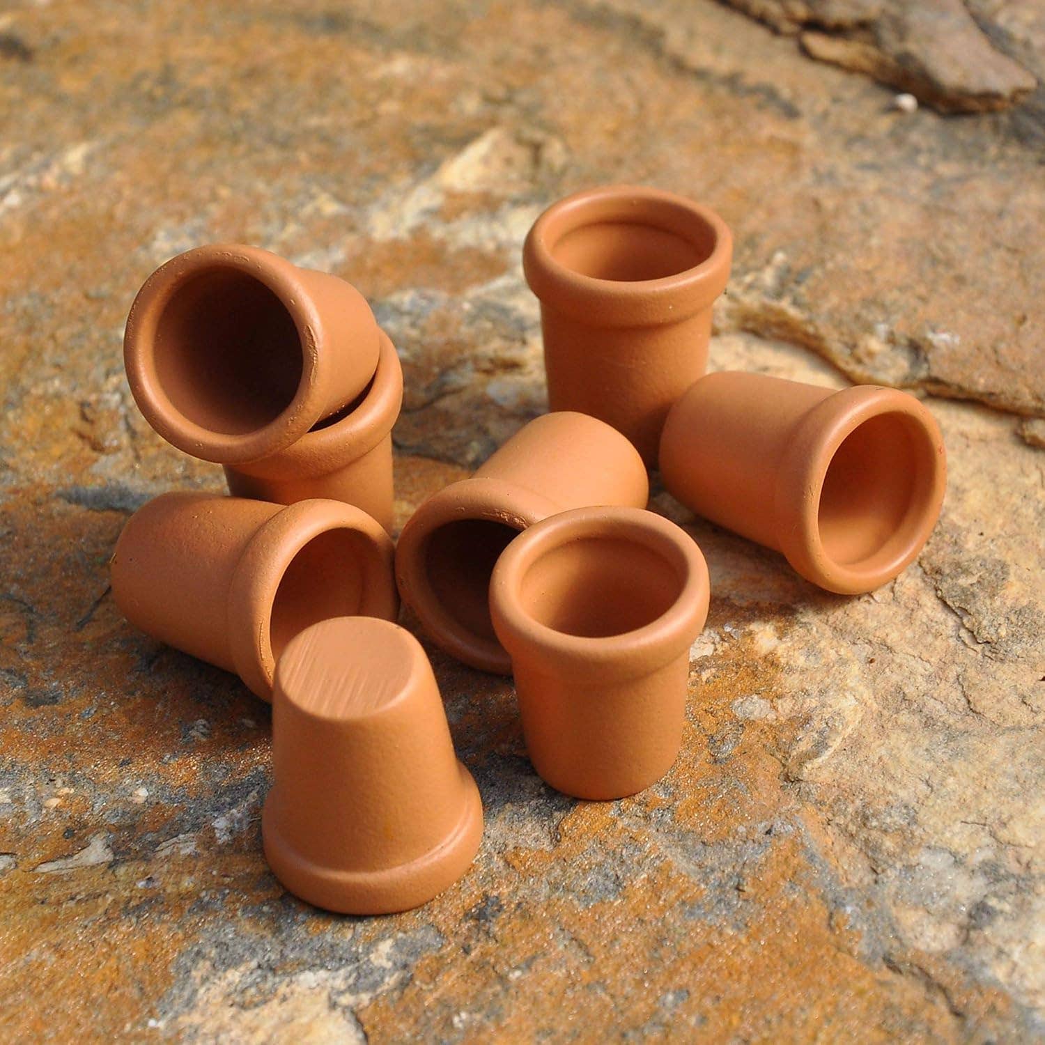 Miniature Faux Terra Cotta Pots