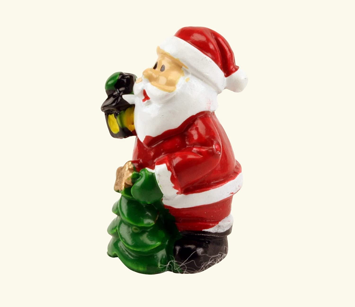 Santa With Tree and Lantern