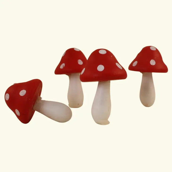 Fairy Garden Red Mushrooms