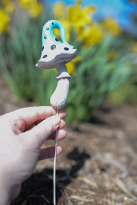 Mini Mushroom Picks Blue