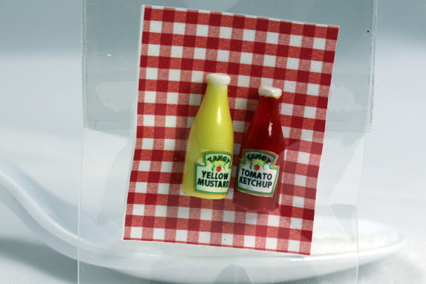 Mini Ketchup & Mustard Set - Mini Fairy Garden World