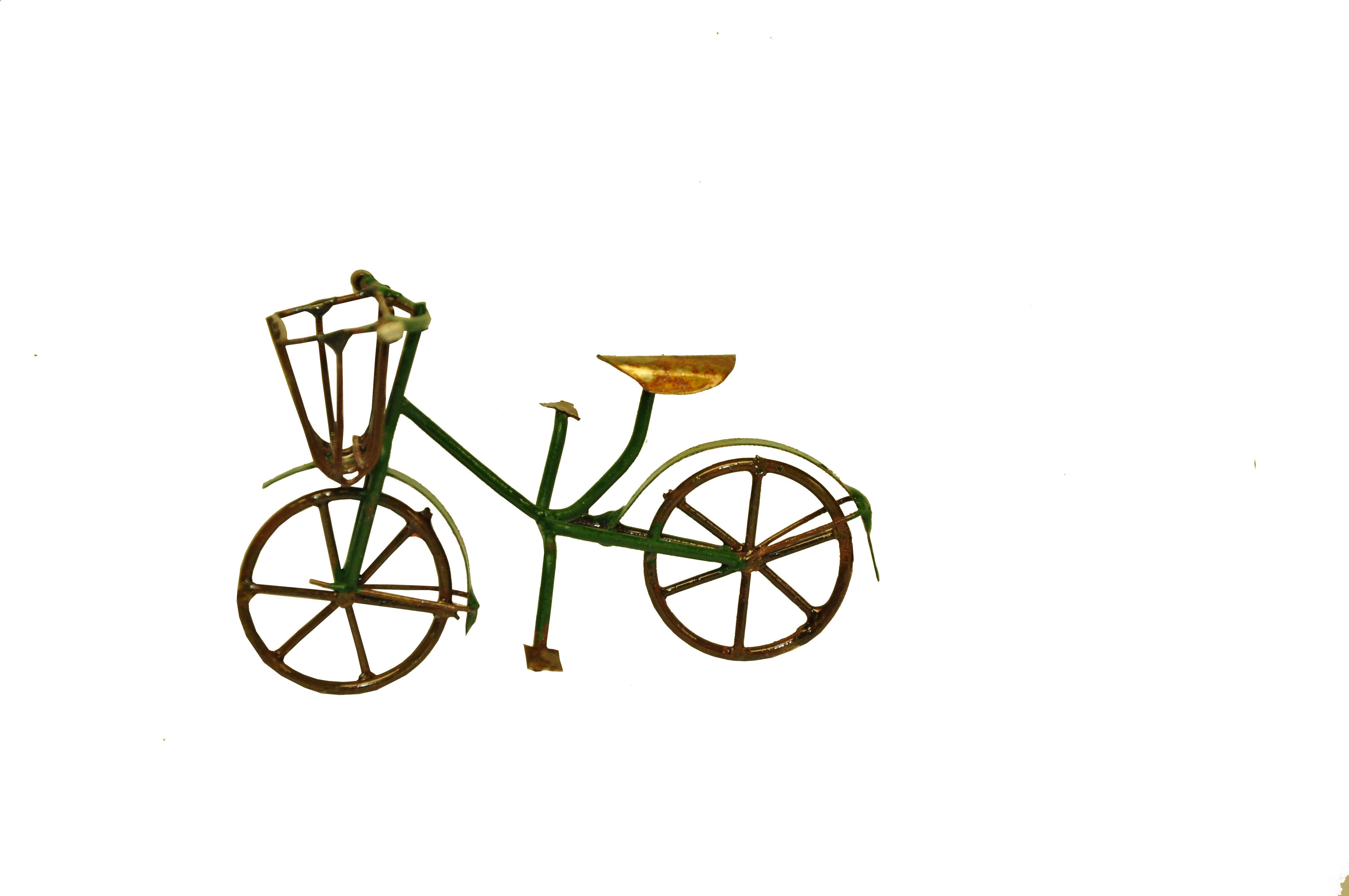 Fairy Garden Miniature Bicycle - Green - Mini Fairy Garden World
