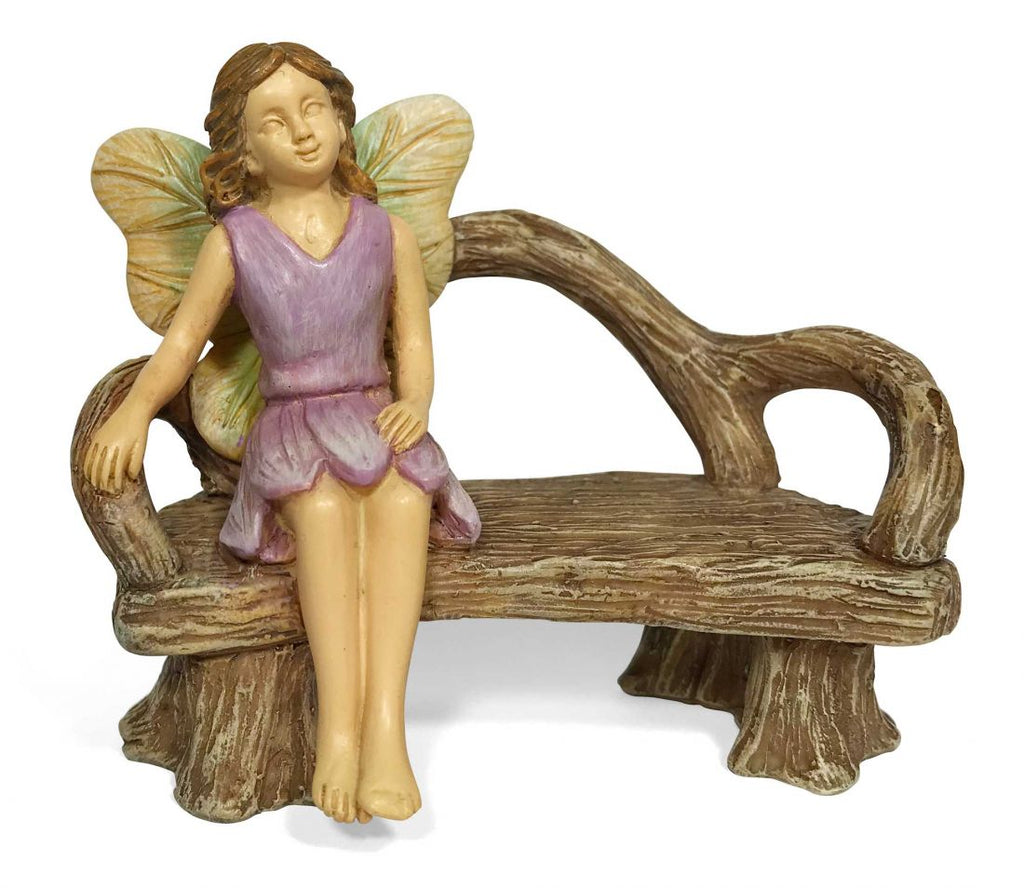 A Quiet Rest, Fairy Garden Fairy, Fairy Resting - Mini Fairy Garden World