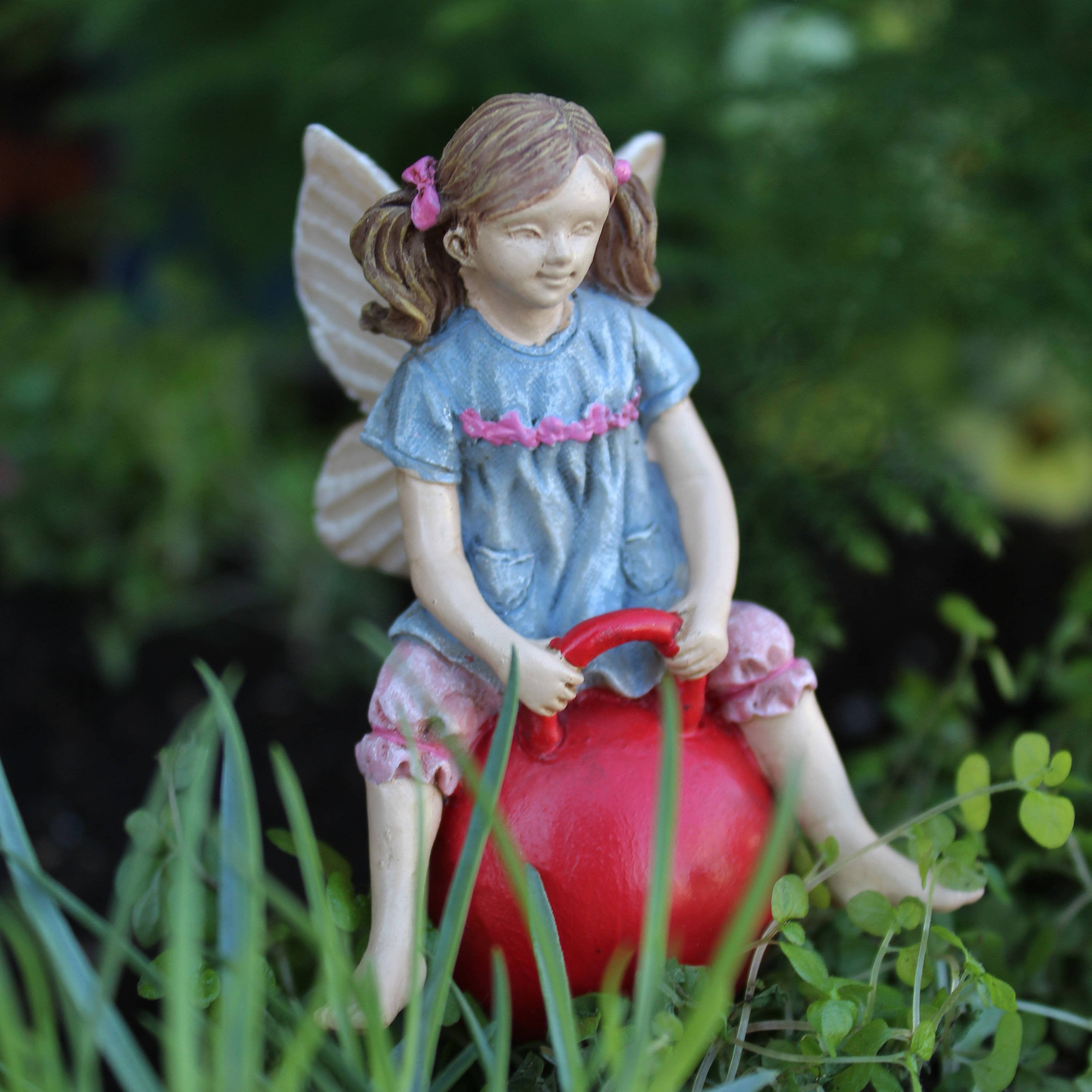 Fairy Jordan, Fairy Garden Fairy, Girl Fairy, Playing Fairy - Mini Fairy Garden World