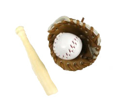 Miniature Baseball Set, Mini Baseball Bat, Mini Baseball Glove