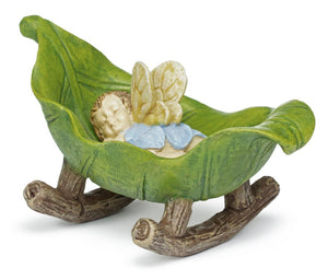 Baby Cradle, Fairy Garden Baby, Mini Cradle, Miniature Cradle - Mini Fairy Garden World