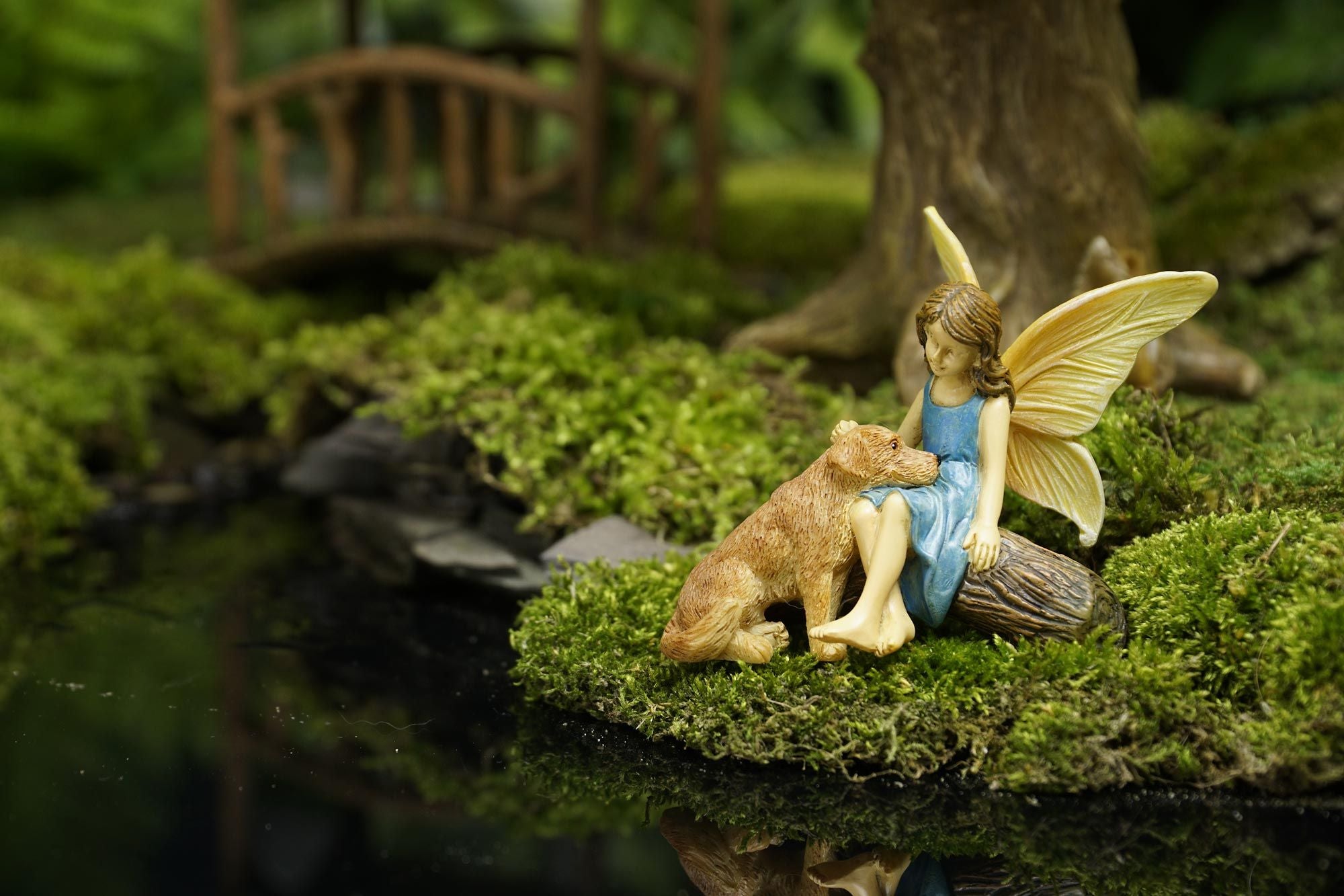 Good Boy, Fairy Garden Dog, Mini Dog, Miniature Dog - Mini Fairy Garden World