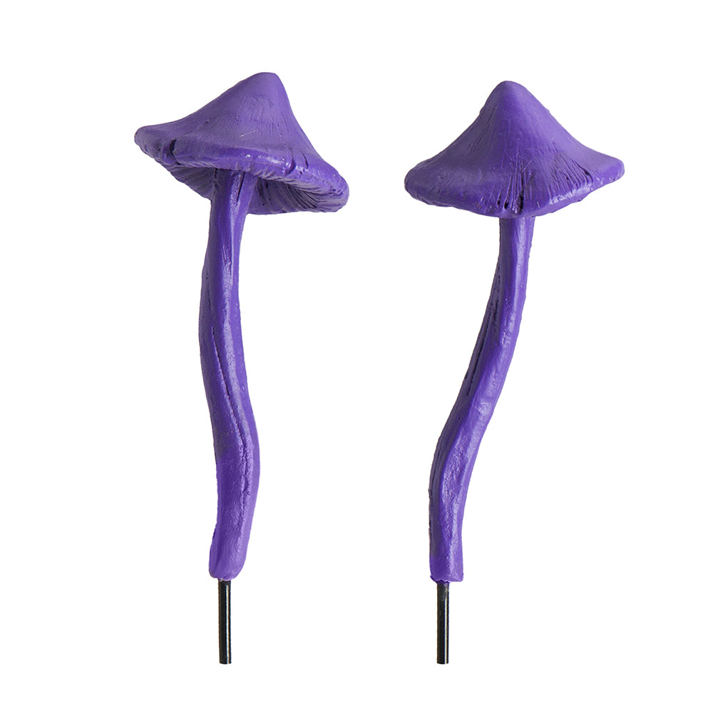 Mini Violet Mushrooms, Mini Mushrooms, Miniature Mushrooms - Mini Fairy Garden World