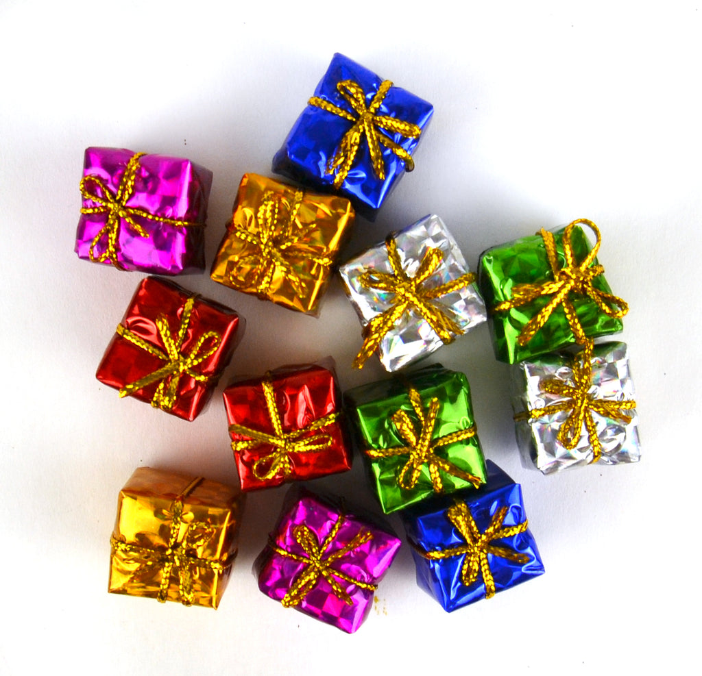 Mini Xmas Gift Boxes, Mini Christmas Presents, Mini Xmas Gifts - Mini Fairy Garden World